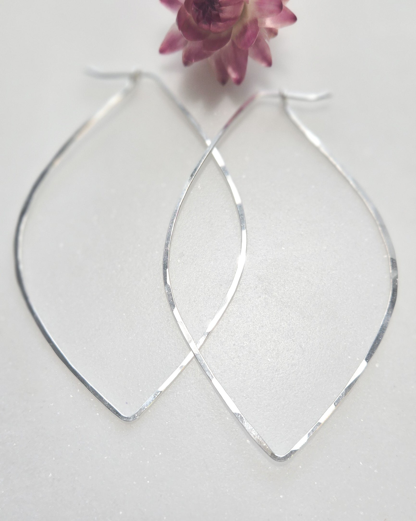 Sterling Leaf Earrings