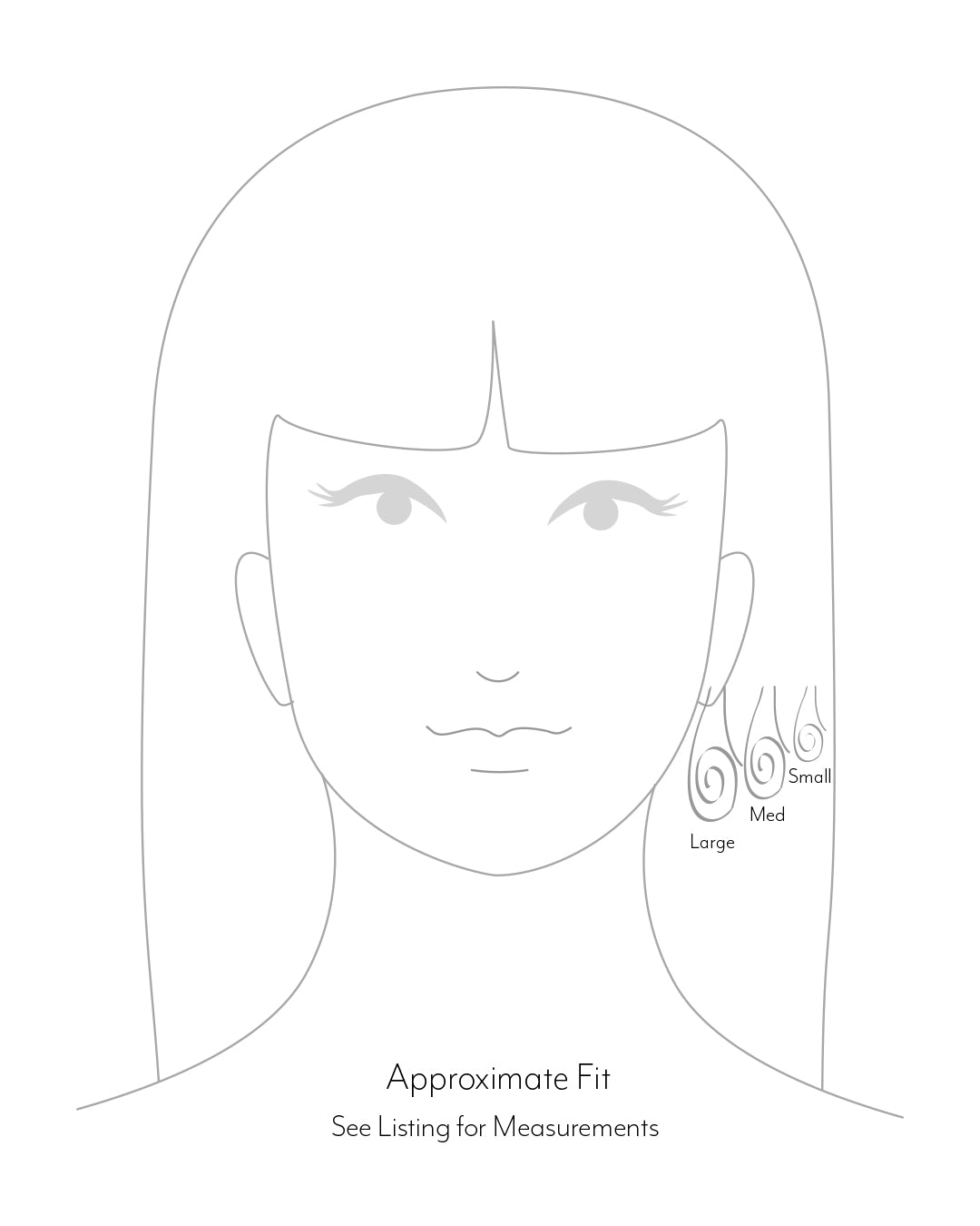 Sterling Spiral Statement Earrings