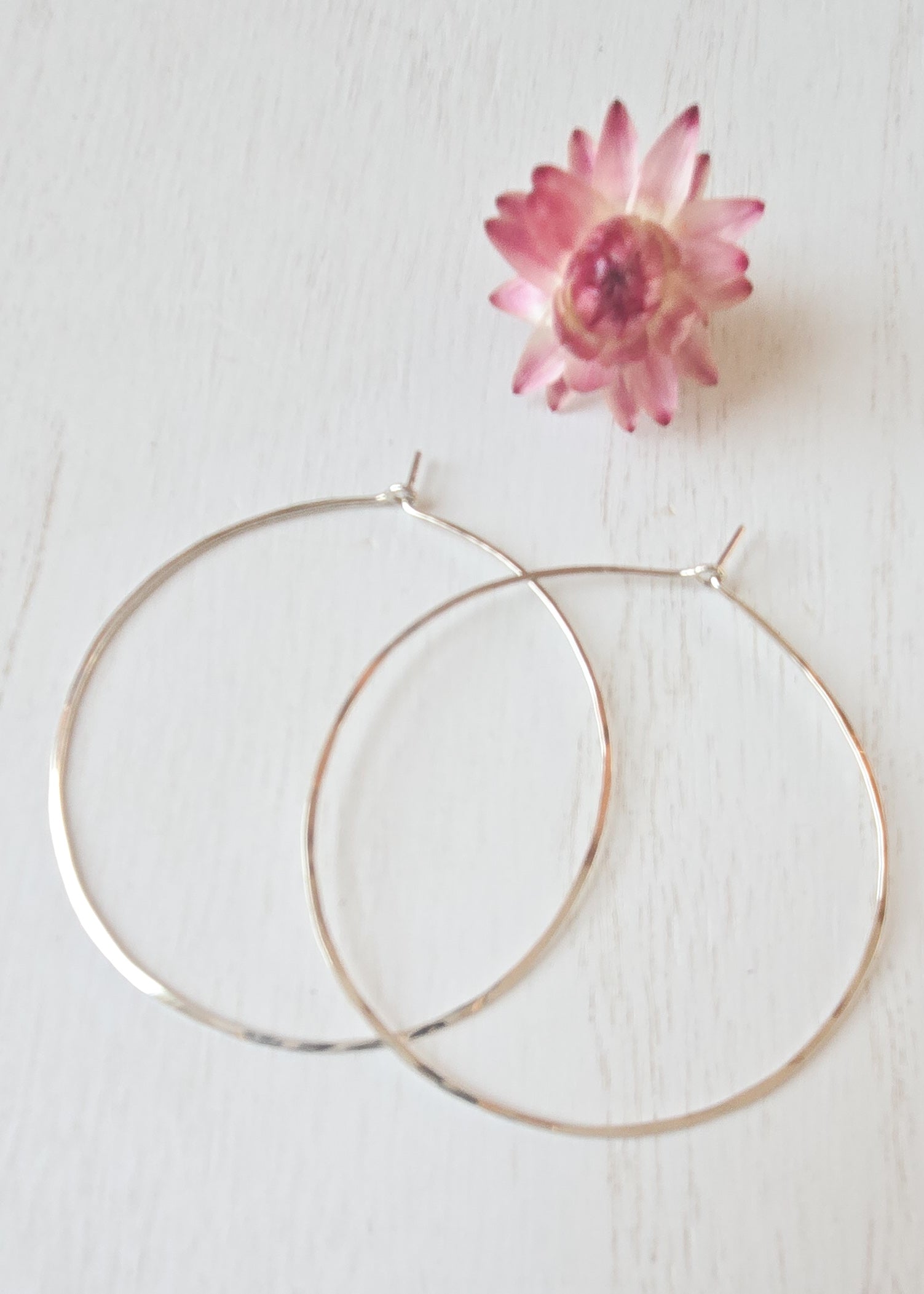 Feather Weight Hoop Earrings