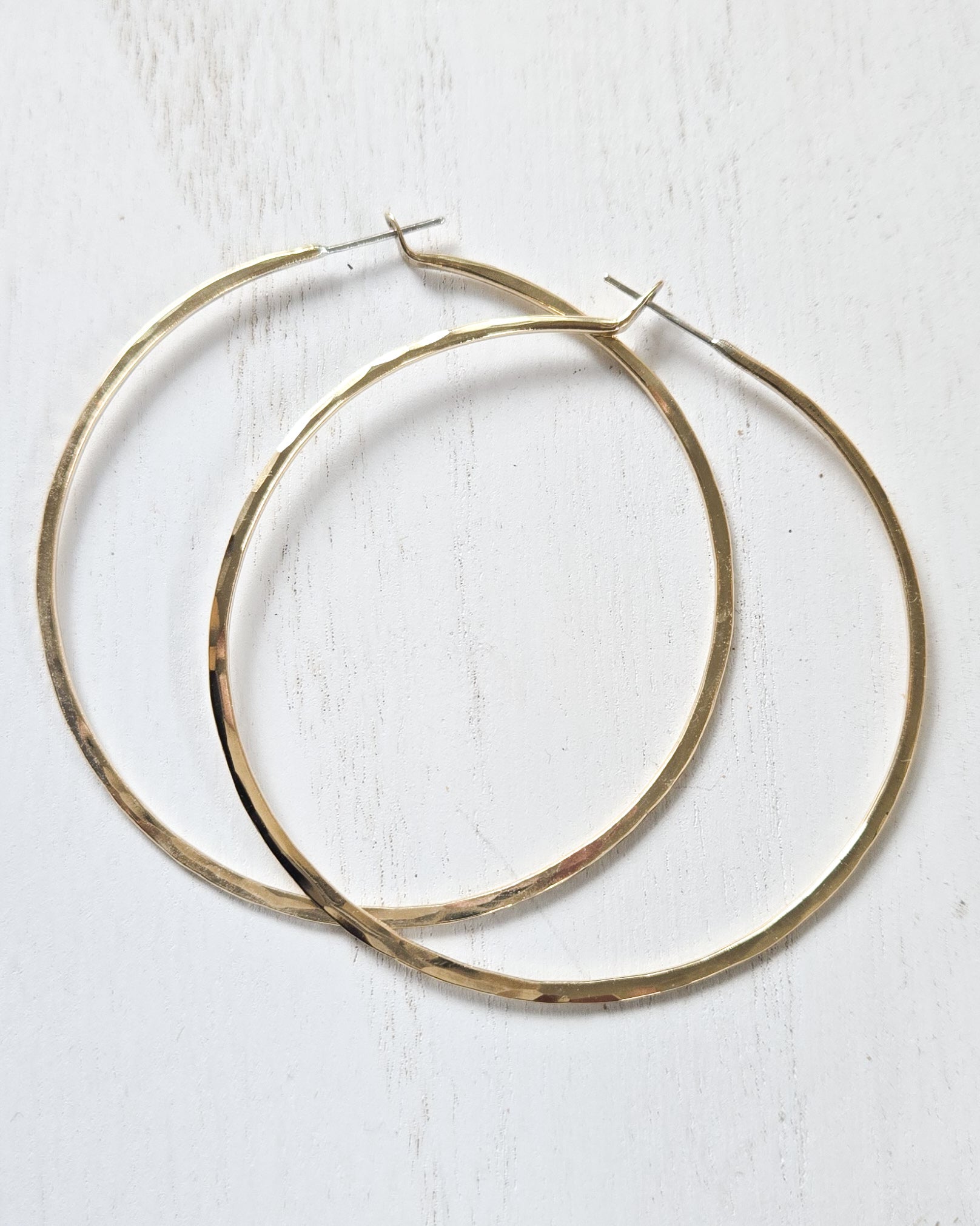 Brass Moon Hoop