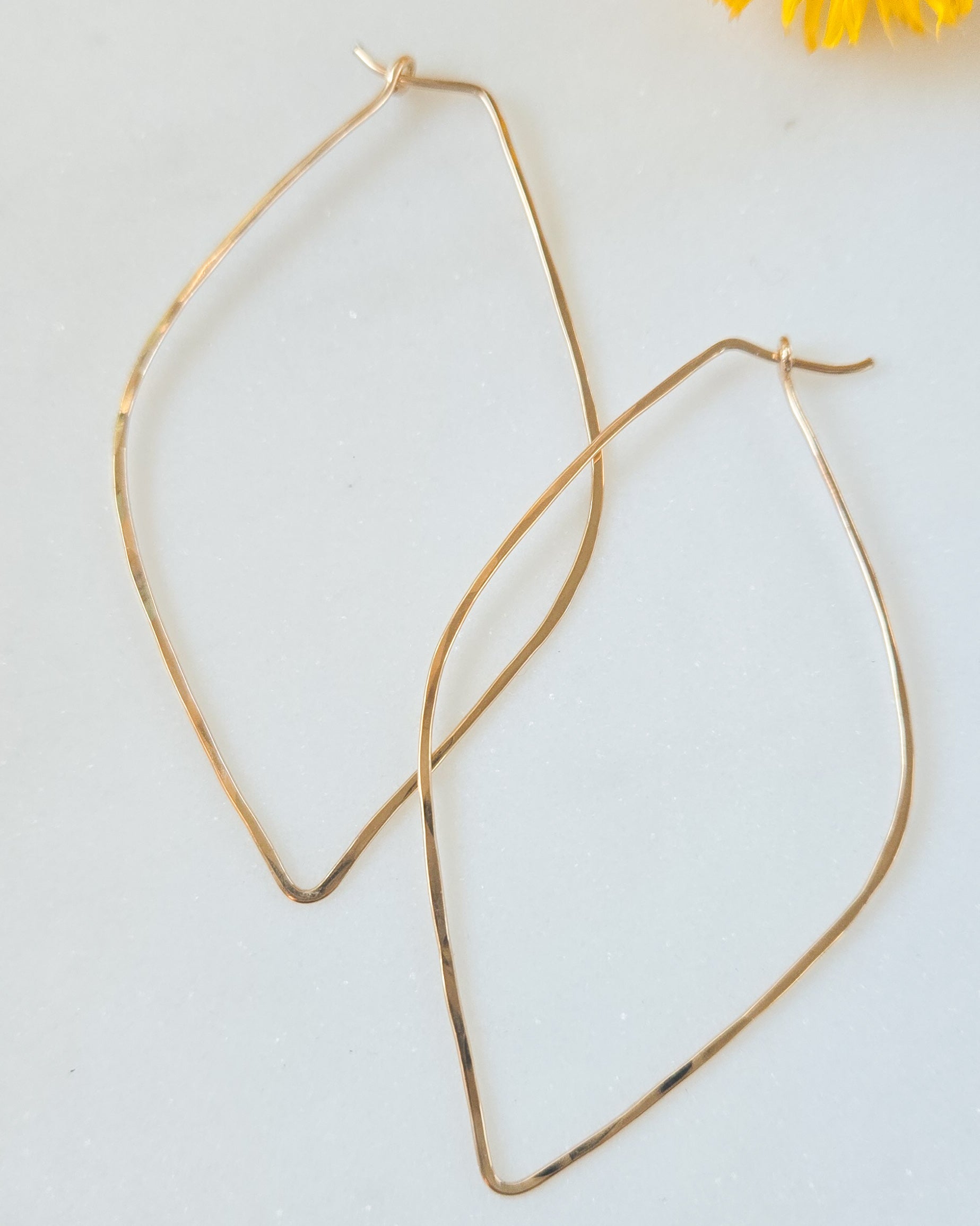 Feather Weight Leaf Earrings