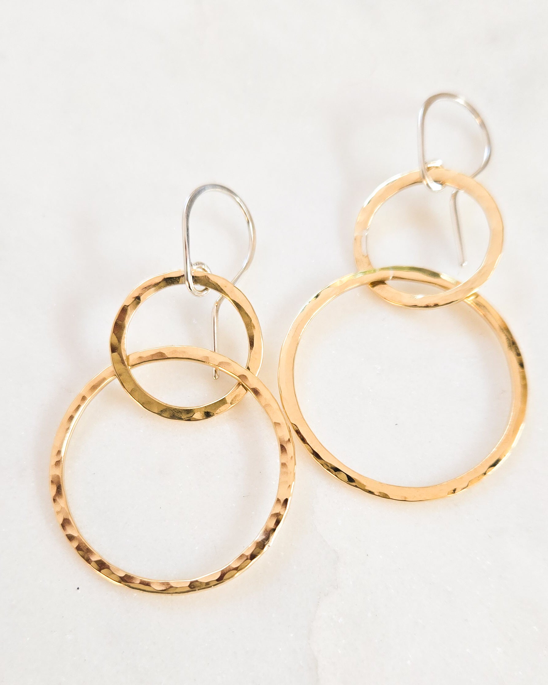 Kindred Hoops in Brass