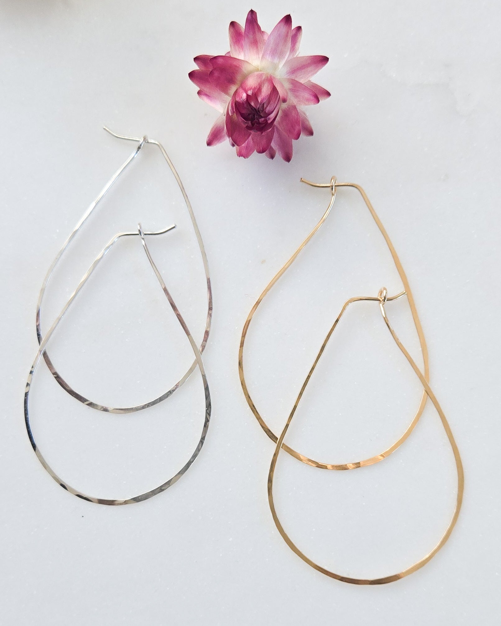 Feather Weight Oval Earrings